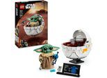Konstruktionsspielsteine LEGO "Grogu™ in seiner Repulsorwiege (75403), LEGO Star Wars", bunt, Spielbausteine, Kinder, Kunststoff, Konstruktionsspielsteine, Made in Europe