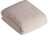 Saunatuch VOSSEN "High Line", beige (elfenbein), B:100cm L:150cm, Walkfrottee, Obermaterial: 100% Baumwolle, Handtücher, Saunatuch