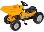 Trettraktor BIG "BIG-Jim-Dumper", gelb (gelb, schwarz), Tretfahrzeuge, KinderB:46cm H:94cm T:54cm, Trettraktor, BxTxH: 46x54x94 cm, B:46cm H:94cm T:54cm