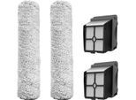 TINECO Filter-Set "Zubehör-Set für Tineco S3 Extreme, iFloor Breeze, iFloor 3 Plus", schwarz-weiß (weiß, schwarz), Filterkartuschen, Filter-Set und Ersatzbürsten, Filter-Set