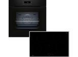 NEFF Backofen-Set "BTX48PIB0", Energieeffizienz: A+, schwarz, Herdsets, mit pyrolytischer Selbstreinigung, Backofen-Set
