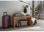 Bank HOME AFFAIRE "Dura", braun (buche), B:82cm H:45cm, FSC-zertifiziertes Massivholz, Sitzbänke, Bank, Für die geschmackvolle Optik sorgt das FSC-zertifizierte Massivholz