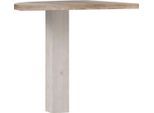 Schreibtischplatte FORTE "Duro", weiß (pinie weiß, eiche antik), B:80cm H:72,2cm T:80cm, Holzwerkstoff, Tischplatten, Schreibtischplatte, als Ergänzung zum Schreibtisch Duro