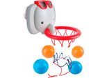 Badespielzeug HAPE "Elefanten-Basketballkorb", bunt, Wasserspielzeuge, BabyB:26,5cm H:24,5cm L:7cm, Kunststoff, Badespielzeug, B:26,5cm H:24,5cm L:7cm