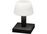 KONSTSMIDE LED Tischleuchte "Monaco", grau (anthrazit), Ø 12,5cm H: 19cm, 2 Stk., Leuchten, Monaco USB-Tischleuchte, 2700/3000K, dimmbar, Glas, LED Tischleuchte