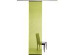 Schiebegardine HOMING "Manhattan", grün (limette), B:60cm H:245cm, Polyester, Gardinen, Schiebegardine, modern, Wohnzimmer, Schlafzimmer