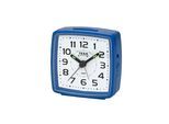 Quarzwecker FILIUS ZEITDESIGN, blau, Wecker, Quarzwecker, Reisewecker, Schlafzimmer, Beleuchtung, schleichende Sekunde, Snooze
