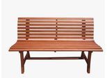 Gartenbank GARDEN PLEASURE "Moreno", braun (braun, holzoptik), B:140cm H:93cm T:67cm, Sitzbänke, Gartenbank