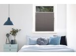 Plissee MYDECO "Free" Gr. 2, grau (hellgrau, weiß), B:120cm H:130cm, Obermaterial: 100% Polyester, Plissees, Plissee