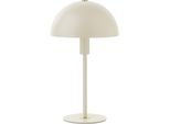 Tischleuchte "Linnea Pilz Lampe", beige (creme hellbeige matt), 1, Ø 20,5cm H: 35,5cm, 1 Stk., LEGER HOME BY LENA GERCKE, Leuchten, Pilzleuchte, Tischlampe, Metallsockel, Höhe 35,5 cm, Tischleuchte