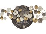 Wanddekoobjekt PAJOMA "Wanddekoration", braun, B:120cm H:58cm T:9cm, Metall, Wanddekoobjekte, Wanddekoobjekt, Großes Wandobjekt aus Metall