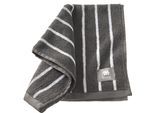 Gästehandtuch MUSTERRING "Needlestripe", grau (anthrazit), B:30cm L:50cm, Jacquard, Baumwolle, Handtücher, Gästehandtuch, hautschmeichelnd, super weich