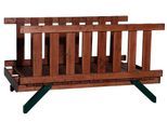 Verbindungsbrücke WEKA "Brücke für Tabaluga Drachentürme Typ 816", braun, Spielturm-Erweiterungen, Kinder, B/H/L: 100cm x 160cm, Holzwerkstoff, Verbindungsbrücke, BxL: 100x160 cm, B:100cm L:160cm