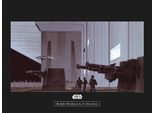 Bild KOMAR "Star Wars Classic RMQ Death Star Hangar", bunt (farbe bild(er): bunt), B:40cm H:30cm, Holz, Papier, Bilder, Bild, Wandbild zur Dekoration im Kinderzimmer - ohne Rahmen