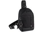 Cityrucksack CAMEL ACTIVE "Connect", Damen, Gr. B/H/T: 18cm x 25cm x 8cm, schwarz, Nylon, beschichtet, clean, unifarben, Rucksäcke Cityrucksack, perfekt durchdachtes modulares Reisetaschensortiment in vielen Styles
