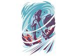 Bild KOMAR "Star Wars Classic Vector Hoth", bunt (farbe bild(er): bunt), B:40cm H:50cm, Holz, Papier, Bilder, Bild, Wandbild zur Dekoration im Kinderzimmer - ohne Rahmen