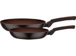 Pfannen-Set GSW "Terra", orange (schwarz, terrakotta), Ø:28cm, Pfannen, Pfannen-Set, Induktion