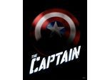 Bild KOMAR "Avengers The Captain", bunt (farbe bild(er): bunt), B:40cm H:50cm, Holz, Papier, Bilder, Bild, Wandbild zur Dekoration im Kinderzimmer - ohne Rahmen