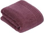Badetuch VOSSEN "Vienna Style Supersoft", lila (schwarzberry), B:100cm L:150cm, Walkfrottee, Baumwolle, Handtücher, Badetuch, Supersoft Baumwolle
