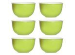 Schale RITZENHOFF & BREKER "Müslischalen Doppio ø 14 cm 6er Set", grün, Schüsseln, Schale