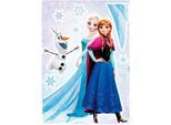 Wandtattoo KOMAR "Frozen Sisters - Größe 50 x 70 cm", bunt, B:50cm H:70cm, Folie, Wandtattoos, Wandtattoo, selbstklebend, Wandsticker, Kinderzimmer