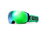Skibrille YEAZ "Ski- und Snowboard-Brille TWEAK-X", grün, Sportbrillen, Skibrille