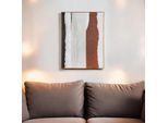 Leinwandbild GILDE "Harat rechteckig", gold (farbe bild(er): braun, goldfarben, schwarz, weiß), B:76cm H:101,5cm T:4cm, Leinwand, Bilder, Leinwandbild