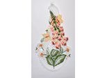 Fensterbild STICKEREIEN PLAUEN "Fingerhut" Gr. 1, bunt, B:21cm H:39cm, Polyester, Fensterbilder, Fensterbild, Hakenaufhängung