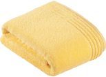 Saunatuch VOSSEN "Vienna Style Supersoft", gelb (citro), B:100cm L:150cm, Walkfrottee, Baumwolle, Handtücher, Saunatuch, mit Bordüre