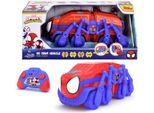 RC-Auto DICKIE TOYS "RC Spidey Team Vehicle 1:50", blau (rot, blau), Fernlenkfahrzeuge, Kinder, Kunststoff, RC-Auto