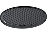 Grillplatte RÖSLE "Vario", schwarz, H:1,5cm Ø:30cm, Gusseisen, Grillroste, Grillplatte, Ø 30cm, optimales Grillbranding