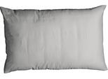 Kissenbezug CASATEX "Uni", silber (silber, grau), B:40cm L:80cm, Satin, Baumwolle, Kissenbezüge, Kissenbezug, Uni Design, Reißverschluss, tolle Farben