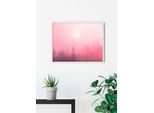 Bild KOMAR "City Dusk", bunt (farbe bild(er): bunt), B:70cm H:50cm, Holz, Papier, Bilder, Bild, Wandbild zur Dekoration - ohne Rahmen