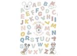 Wandtattoo KOMAR "Mickey Alphabet - Größe 50 x 70 cm", bunt (braun, blau, gelb, weiß), B:50cm H:70cm, Folie, Wandtattoos, Wandtattoo, selbstklebend, Wandsticker, Kinderzimmer