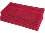 Seiftuch DYCKHOFF "Planet", rot, B:30cm L:30cm, Baumwolle, Waschlappen, Seiftuch