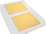 Platzset WIRTH "Neufahrn" Gr. 1, gelb, B:40cm L:35cm, Obermaterial: 60% Polyester, 40% Polyacryl, Platzsets, Platzset