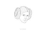Bild KOMAR "Star Wars Classic Force Faces Leia", schwarz-weiß (farbe bild(er): schwarz, weiß), B:30cm H:40cm, Holz, Papier, Bilder, Bild, Wandbild zur Dekoration im Kinderzimmer - ohne Rahmen