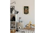 Leinwandbild KOMAR "Star Wars The Mandalorian Grogu Lino-Cut", beige (farbe bild(er): beige), Disney, 1 Stk., Vlies, Bilder, Leinwandbild, 30 x 40 cm (Breite x Höhe) - Kinderzimmer, Dekoration