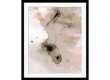 Bild QUEENCE "Sandra", bunt (farbe rahmen: schwarz, farbe bild(er): bunt), B:40cm H:50cm, Acrylglas, Holz, Papier, Bilder, Bild, HD Premium Poster-Druck inkl. Holzrahmen