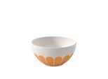 Schale VILLEROY & BOCH "Müslischale Fleur Couleur ø 14,1 cm", gelb (soleil), L:14,1cm, Schüsseln, Schale