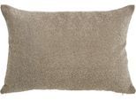 Kissenhülle DONE. "Touch", grau (taupe), B:60cm L:40cm, Polyester, Obermaterial: 57% Polyacryl, 43% Polyester, Kissenbezüge, Kissenhülle, Einfarbige Kissenhülle aus weichem Bouclé-Stoff