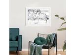 Bild QUEENCE "Wladislav", weiß (farbe rahmen: weiß, farbe bild(er): weiß), B:50cm H:40cm, Acrylglas, Holz, Papier, Bilder, Bild, HD Premium Poster-Druck inkl. Holzrahmen