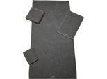 Saunatuch ROSS "SELECTION", grau (flanell), B:80cm L:200cm, Frottier, Obermaterial: 100% Baumwolle, Handtücher, Saunatuch, Aus Bio-Baumwolle