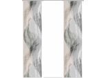 Schiebegardine HOME WOHNIDEEN "TORRE", grau (stein), B:60cm H:245cm, Polyester, Gardinen, Schiebegardine, DIGITALDRUCK
