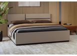 Bett OTTO HOME "Cross, moderner Bettrahmen", braun (congo, congo, schwarz, congo), B:184cm H:91cm L:205cm, Betten, Bett, Doppelbett in zwei Grössen, stabiles Bettgestell