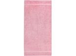 Handtuch DYCKHOFF "Planet", rosa (rose), B:50cm L:100cm, Walkfrottier, Obermaterial: 100% Baumwolle, Handtücher, Handtuch