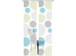 Schiebegardine VISION S "2ER SET BORDEN" Gr. 1, blau (blau, grün), B:60cm H:260cm, Polyester, Gardinen, Schiebegardine, HxB: 260x60, Schiebevorhang 2er Set Digitaldruck