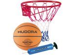 Basketballkorb HUDORA "Hudora Slam It", rot, Ballsportkörbe, KinderB:45,7cm H:55cm, Basketballkorb, B:45,7cm H:55cm