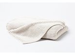 Wohndecke PRIMERA "Strick", weiß, B:130cm L:170cm, Polyacryl, Wohndecken, Wohndecke, mit einer hochwertigen Randverarbeitung, Kuscheldecke