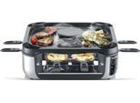 SEVERIN Raclette "RG 2379", schwarz (schwarz, silber), B:37,5cm H:16,5cm T:37,5cm, Raclettes, mit integrierter Rauch- und Geruchsabsaugung, Raclette